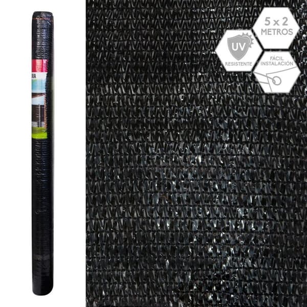 Peiteverkko Musta 1 x 500 x 200 cm 90 %