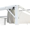 Miniatyrbild 8 av 10: Pergola DKD Home Decor Vit 296 x 296 x 225 cm Stål