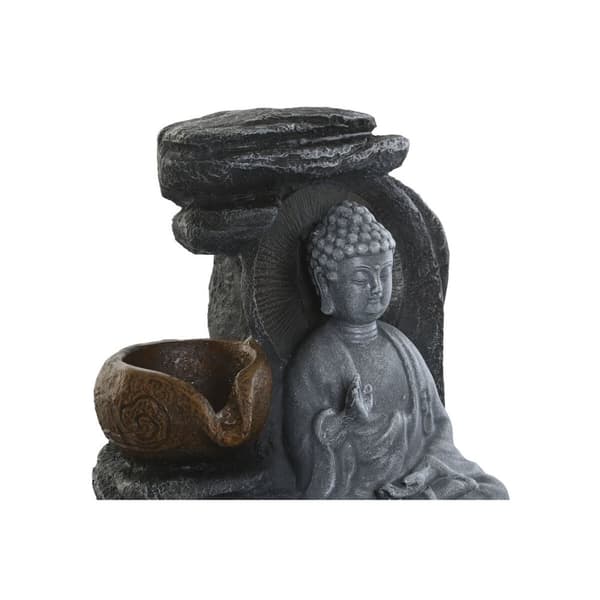 Trädgårdsfontän DKD Home Decor Buddha Harts 18 x 18 x 22 cm Orientalisk (2 antal)