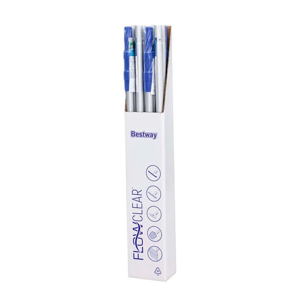 Bestway Aluminium Stång Pool Teleskop 457 cm Retraktabel Trädgård 58702
