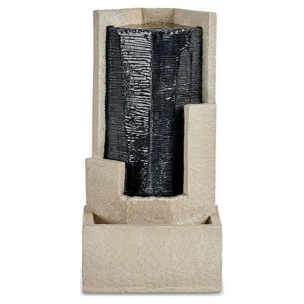 Fontana Trekant Brun Sort Harpiks (21 x 48,5 x 25 cm)