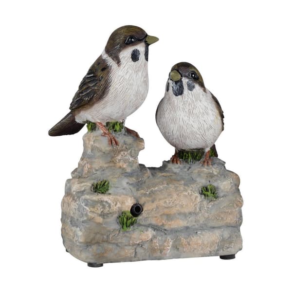 Dekorativ hagefigur Progarden med lyd Fugl Dekorativ Figur Flerfarget polypropylen