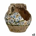 Miniatyrbilde 1 av 3: Dekorativ hagefigur Ibergarden ZD19022 Polyresin Vase 28,5 x 28 x 28,5 cm (2 enheter)