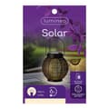 Miniatyrbilde 3 av 4: Lykt Lumineo 897539 Solar 16 cm Svart Metall