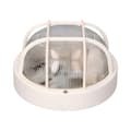 Miniatyrbild 3 av 3: Vägglykta EDM 34352 Tarragona Vit Glas Plast 40 W E27