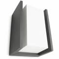 Miniatyrbillede 2 af 3: Væglampe Philips Bridge 970 Lm Antracit Mørkegrå Rustfrit stål Aluminium 15 W E27