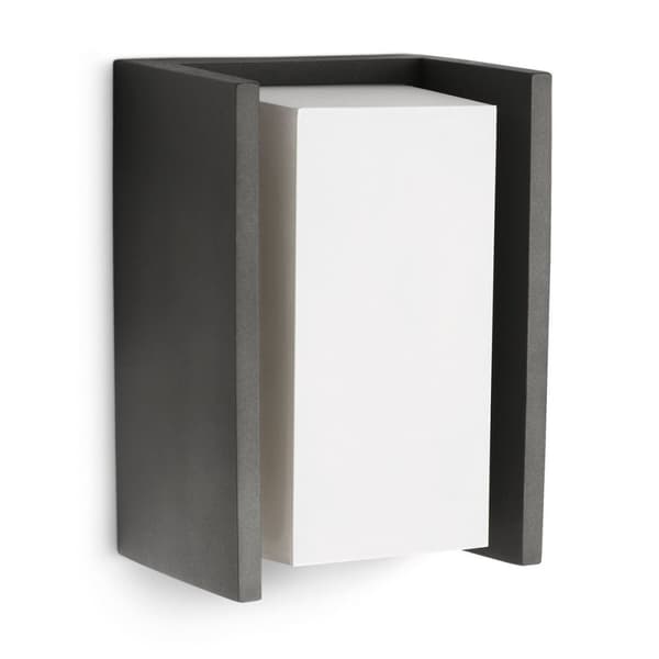 Væglampe Philips Bridge 970 Lm Antracit Mørkegrå Rustfrit stål Aluminium 15 W E27