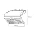 Miniatyrbillede 9 af 9: Belysningsarmatur til LED EDM 31848 Hvid 6 W 430 Lm 6500 lm Solar Bevægelsessensor 6500 K