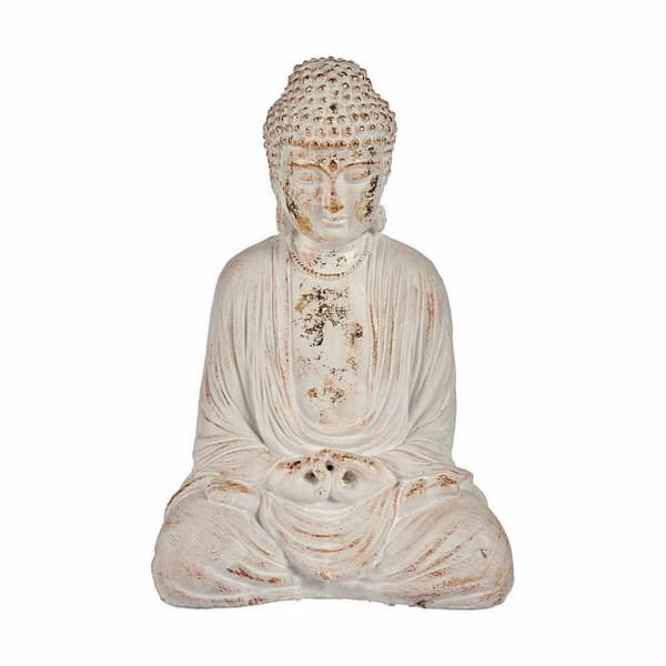 Dekorativ Trädgårdsfigur Ibergarden CC20403 Polyresin Buddha 22,5 x 40,5 x 27 cm (2 antal)