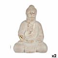 Miniatyrbild 1 av 2: Dekorativ Trädgårdsfigur Ibergarden CC20436 Polyresin Buddha 22,5 x 41,5 x 29,5 cm (2 antal)