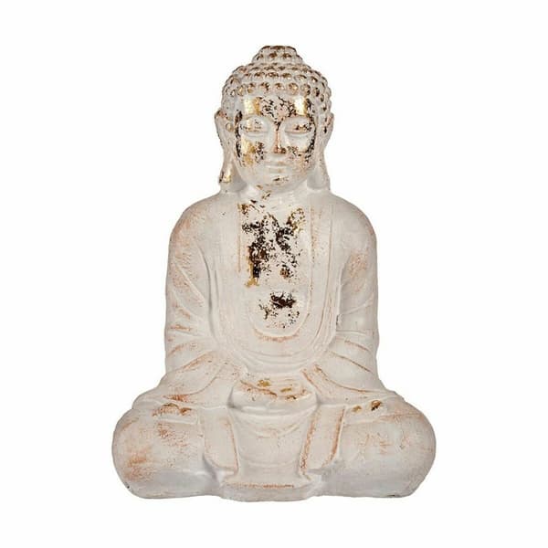 Dekorativ havefigur Ibergarden CC20410 Polyesterharpisk Buddha 17 x 37 x 26 cm (4 enheder)