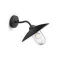 Miniatyrbillede 1 af 4: Væglampe Philips 0164330PN Udvendig Sort Aluminium 60 W E27