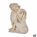 Pikkukuva 1 / 2: Koristeellinen puutarhahahmo Ibergarden CC20447 Polyresiini Buddha 23 x 33 x 26 cm (2 osaa)