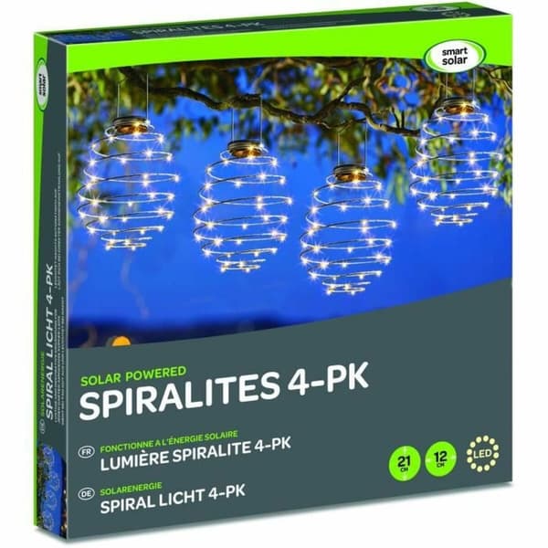 Koristevalot Smart Garden Spiralight Harmaa 4 osaa