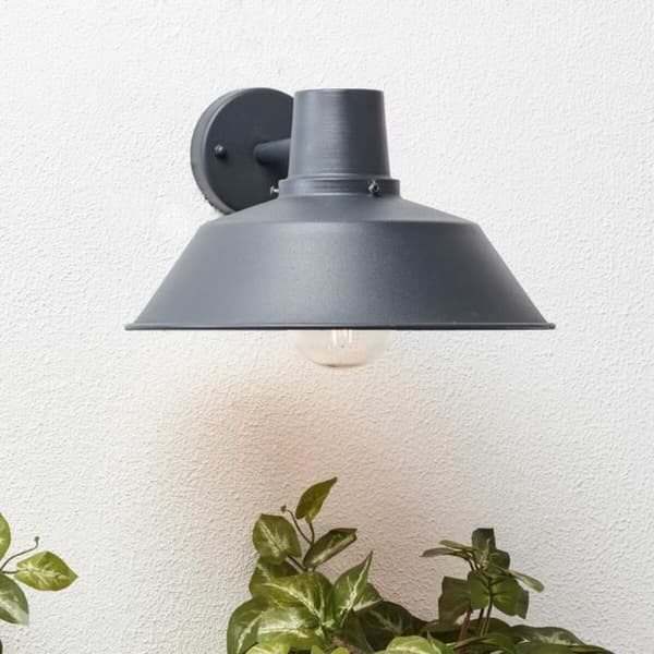 Vägglykta Brilliant Svart Antracitgrå Metall 60 W E27