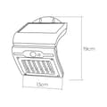 Pikkukuva 9 / 9: LED-seinävalo EDM 31846 Valkoinen 2 W 220 lm Aurinkokenno Liiketunnistin (6500 K)