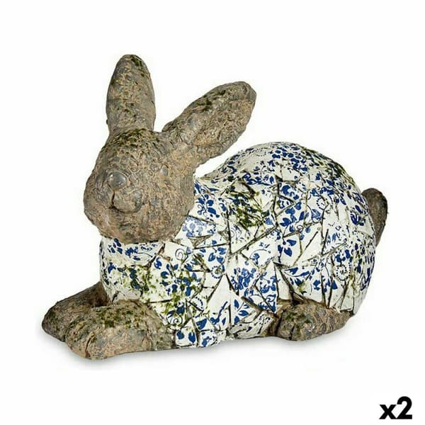 Koristeellinen puutarhahahmo Ibergarden ZD18054 Polyresiini Kani 20 x 29 x 40,5 cm (2 osaa)