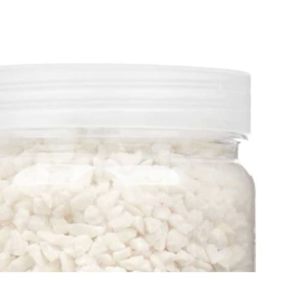 Koristeelliset kivet Valkoinen 2 - 5 mm 700 g (12 osaa)