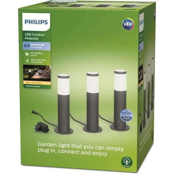 Lamppu Philips Harmaa 220-240 V Lämmin valkoinen 600 lm