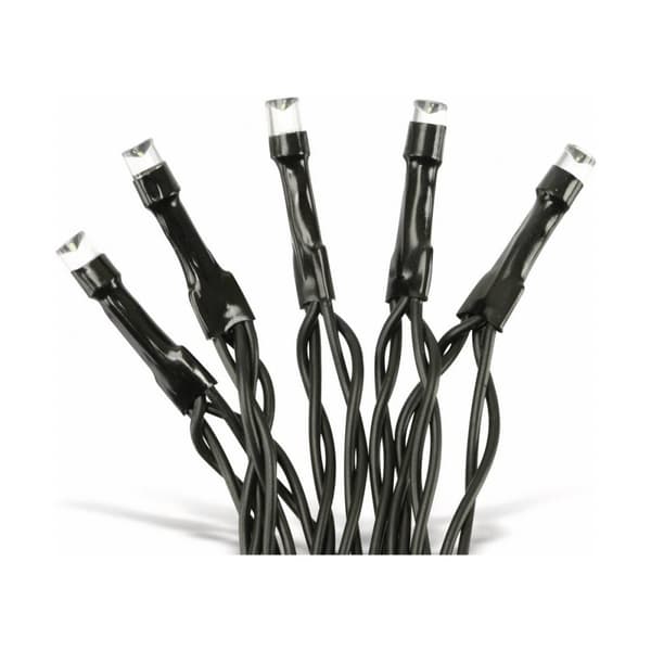 Krans av LED-lys Hvit (13 m)