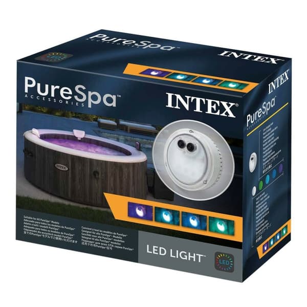 Bassenglys Intex 28503 12 x 12 x 6,5 cm Flerfarget (8 enheter)