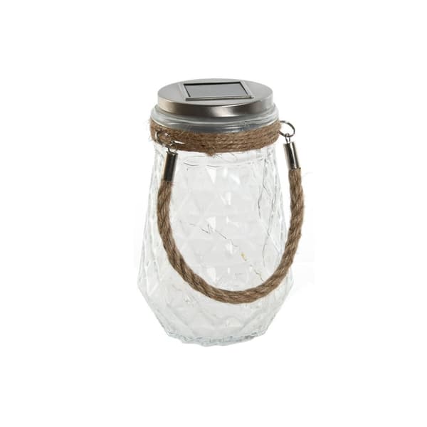 Belysning dekoration Home ESPRIT Transparent Silvrig 11 x 11 x 18 cm