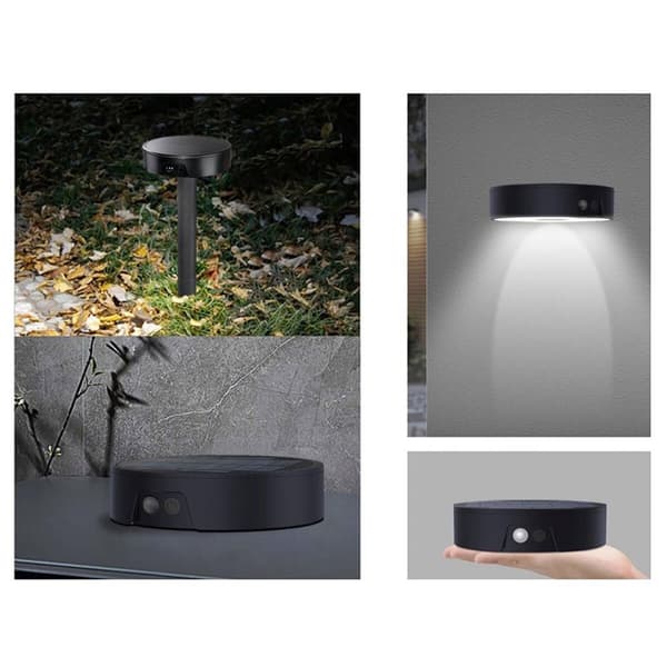 Væglampe EDM 31820 Polykarbonat ABS 4 W 500 lm Solcelle-havelys (3000 K) (4000 K) (6500 K)