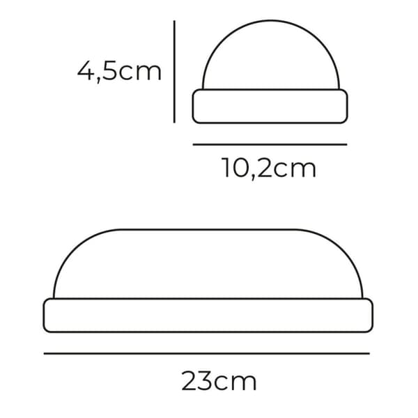 Væglampe EDM 32449 Hvid Plastik F 18 W 120 W 1820 Lm Bevægelsessensor Lyssensor Oval (6400 K)