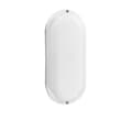 Miniatyrbilde 1 av 4: Vegglys EDM 32449 Hvit Plast F 18 W 120 W 1820 Lm Bevegelsessensor Lyssensor Oval (6400 K)