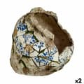 Miniatyrbild 1 av 2: Dekorativ Trädgårdsfigur Ibergarden ZD19025 Polyresin Vas 29 x 27 x 30 cm (2 antal)