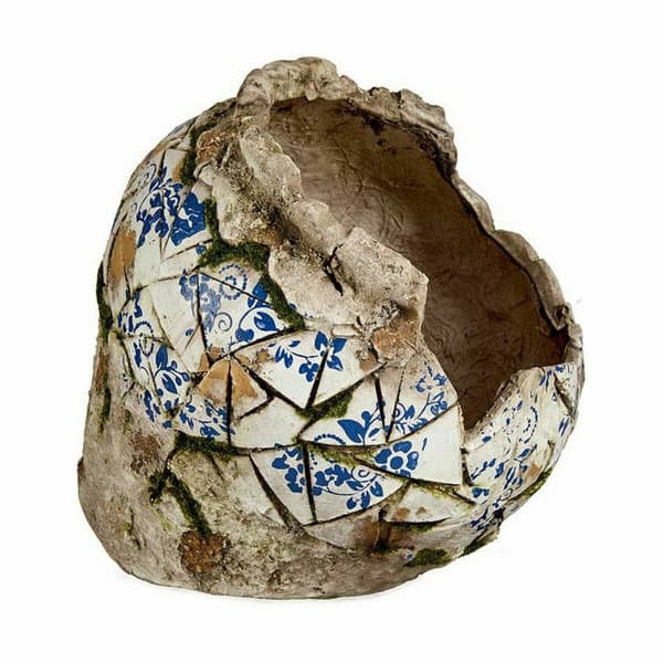 Koristeellinen puutarhahahmo Ibergarden ZD19025 Polyresiini Maljakko 29 x 27 x 30 cm (2 osaa)