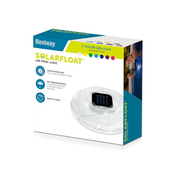 Kelluva aurinkokennovalo uima-altaaseen Bestway Ø 18 cm (1 osaa)