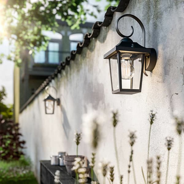 Vägglykta Philips 17236/30/PN Svart Aluminium 60 W E27 Lykta (1 antal)