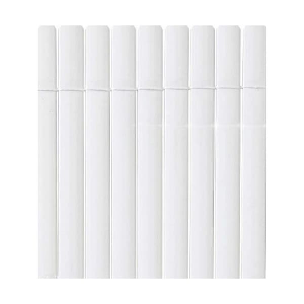 Forhindring Nortene Plasticane Oval 1 x 3 m Hvid PVC