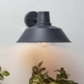 Miniatyrbillede 2 af 3: Væglampe Brilliant Sort Antracit Metal 60 W E27