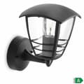 Miniatyrbillede 2 af 6: Væglampe Philips My Garden Creek Sort Aluminium A 60 W E27