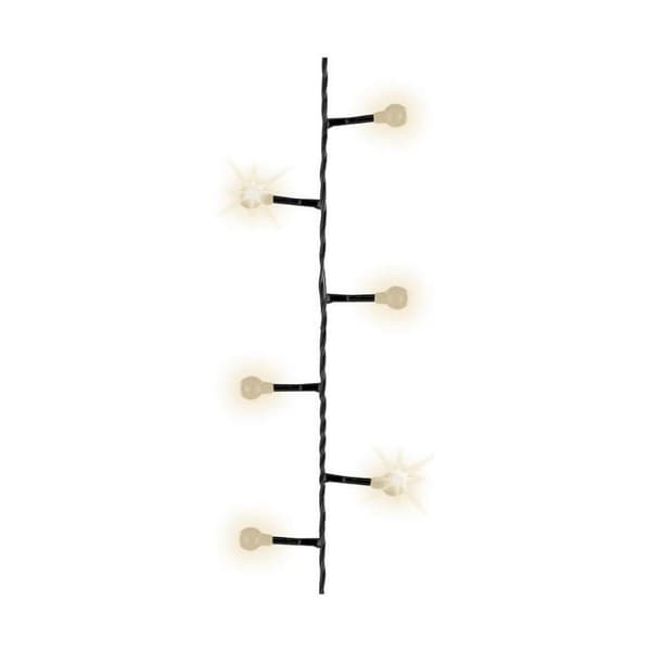 Krans av LED-lys Lumineo Cherry Compact Hvit (14 m)