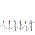 Miniatyrbillede 1 af 2: LED-havepælssæt Lumineo 6 W Multifarvet Varm hvid 14,5 m 20 enheder