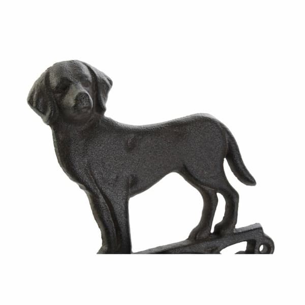 Dekorativ köksfläkt DKD Home Decor Brun Mörkbrun Snöre Järn Katt Hund 14 x 15 x 24 cm (2 antal)