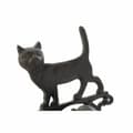 Miniatyrbild 2 av 5: Dekorativ köksfläkt DKD Home Decor Brun Mörkbrun Snöre Järn Katt Hund 14 x 15 x 24 cm (2 antal)