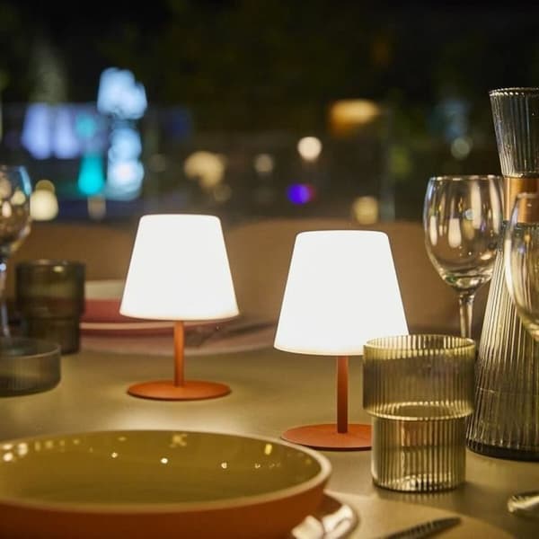 Bordslampa Lumisky Mörkbrun