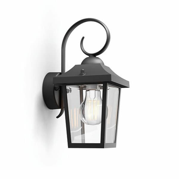 Væglampe Philips 17236/30/PN Sort Aluminium 60 W E27 Laantarn (1 enheder) Sort