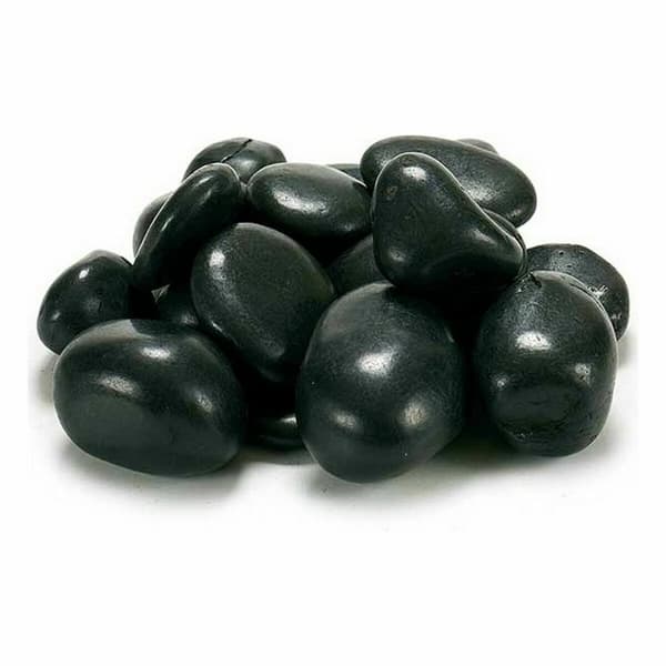 Dekorative sten Ibergarden 3BG Sort Stor 3 Kg (4 enheder)