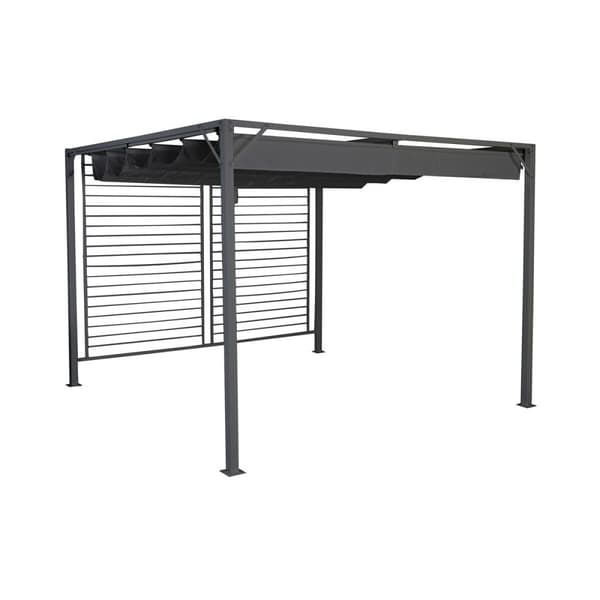 Pergola DKD Home Decor Harmaa 300 x 300 x 230 cm Teräs