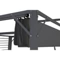 Pikkukuva 9 / 10: Pergola DKD Home Decor Harmaa 300 x 300 x 230 cm Teräs