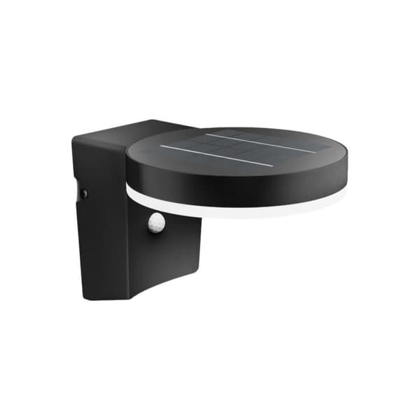 Væglampe Philips 1,3 W 250 Lm Solar Cirkulær (3000 K) Sort