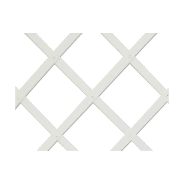 Ristikko Nortene Trelliflex Valkoinen PVC 1 x 2 m