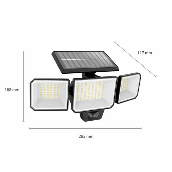 Aurinkokenno Philips 8,7 W 5000 K 29 x 11,7 x 16,8 cm Musta Aurinkokenno