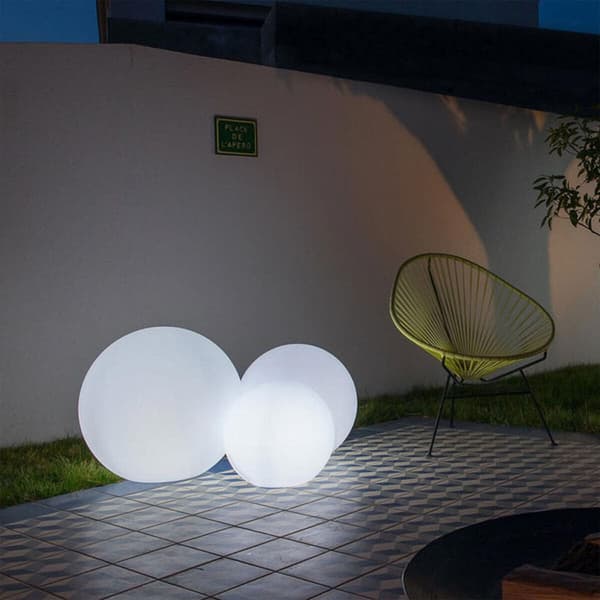 Udendørs kuglelampe Lumisky Bobby Hvid Ø 60 cm E27