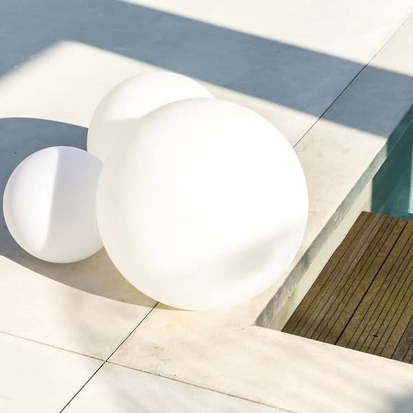 Udendørs kuglelampe Lumisky Bobby Hvid Ø 60 cm E27